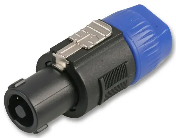 PULSE 4極サーキュラースピーカープラグ ニッケルメッキ