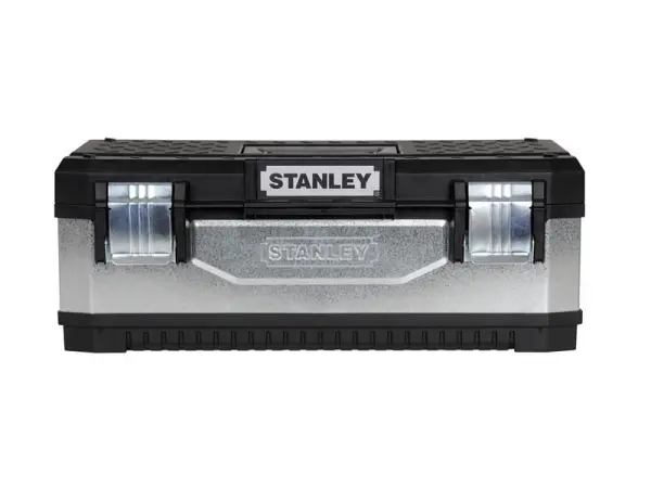 STANLEY® Bosca Uirlisí Miotala Galvanaithe 58cm le Tráidire Inbhainte