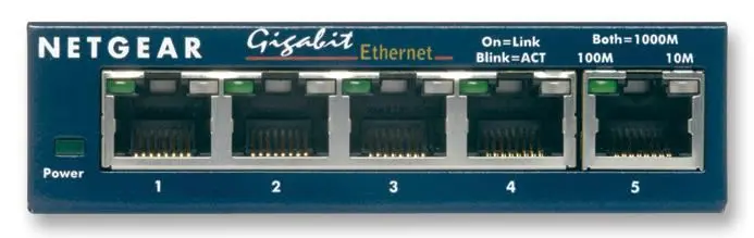 NETGEAR ProSafe 5-Port Gigabit Switch (1000 Mbps)