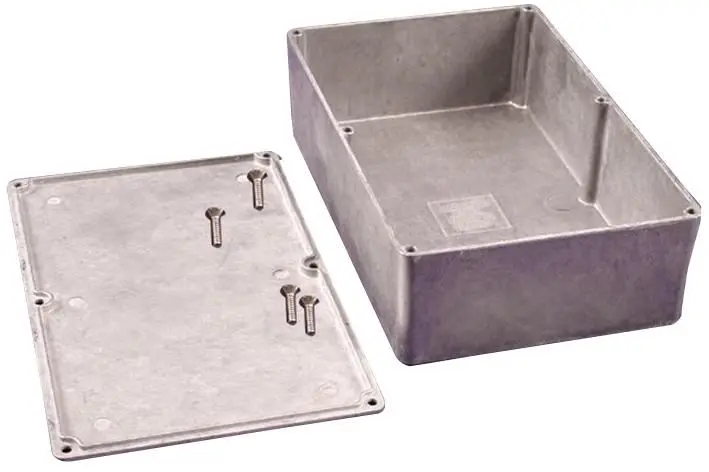 Hammond 1590 IP54 Diecast Aluminium Enclosure, 188x120x52mm