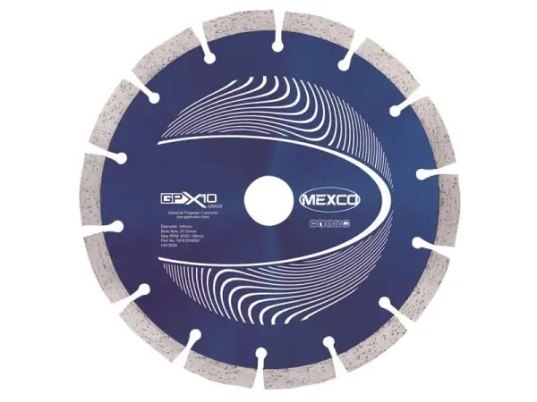 MEXCO GPX10 Concrete Diamond Blade - 180 x 22mm