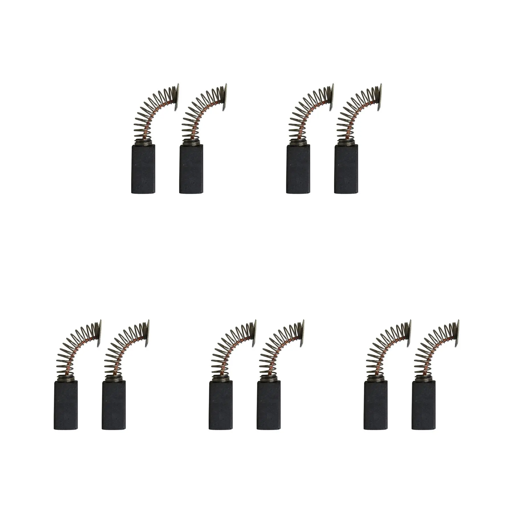 CarbonBr 5 sad 2x uhlíkových kartáčů pro Black & Decker brusky (6x8x17/15mm)