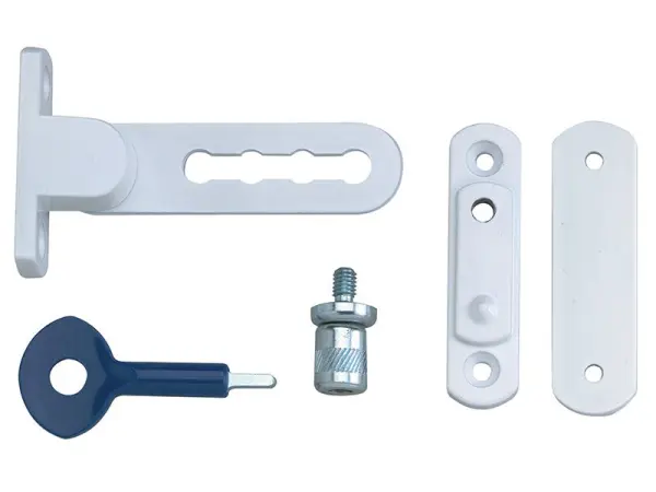 Yale Locks - P117 Lüftungsfensterschloss, weiß, 2er Pack