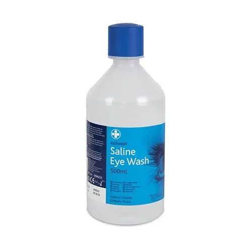 Timco Saline Eye Wash Bottle, 500ml