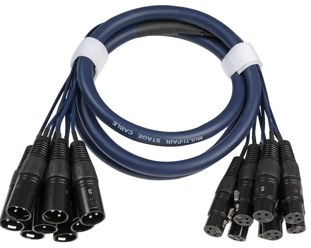 PRO SIGNAL 8-Way XLR Male-Female Loom Cable, 6m