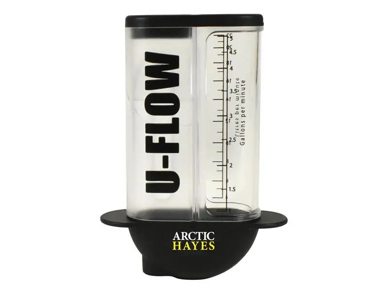Arctic Hayes Medidor de Agua U-Flow, Rango 4-22L/1-5G