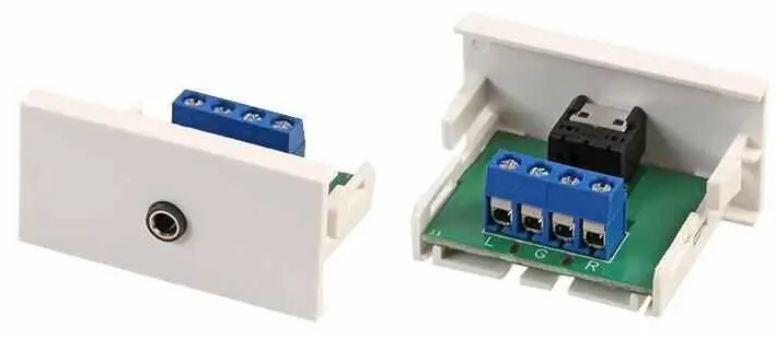 CLEVER LITTLE BOX Modulo Snap-In Jack 3.5mm Conec2 - Terminale a Vite