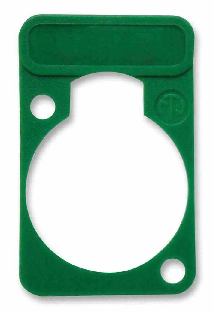NEUTRIK D-sub Shell Plate, Green