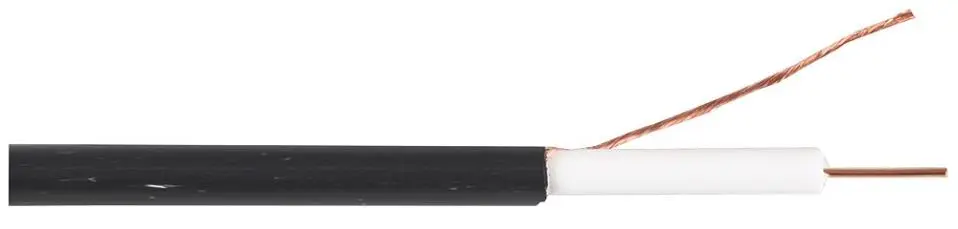 PRO POWER CTX100 Digital Coaxial Cable, Black, 100m