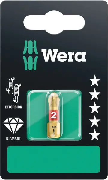 Wera 851/1 BDC SB Phillips PH 1 Schroefbit, 25mm