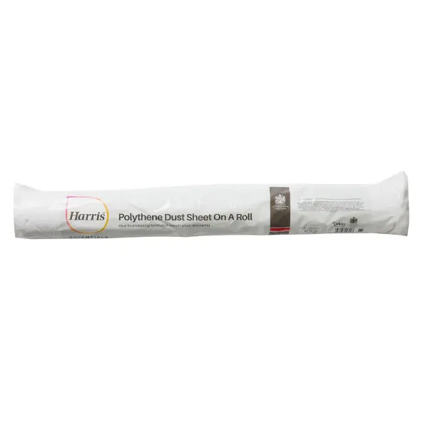 Harris Essentials Dust Sheet Roll, 2m x 50m