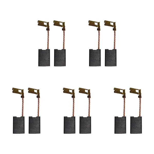 5 ערכות מברשות פחם למקדחת Metabo, 6.2x12.5x18 מ“מ