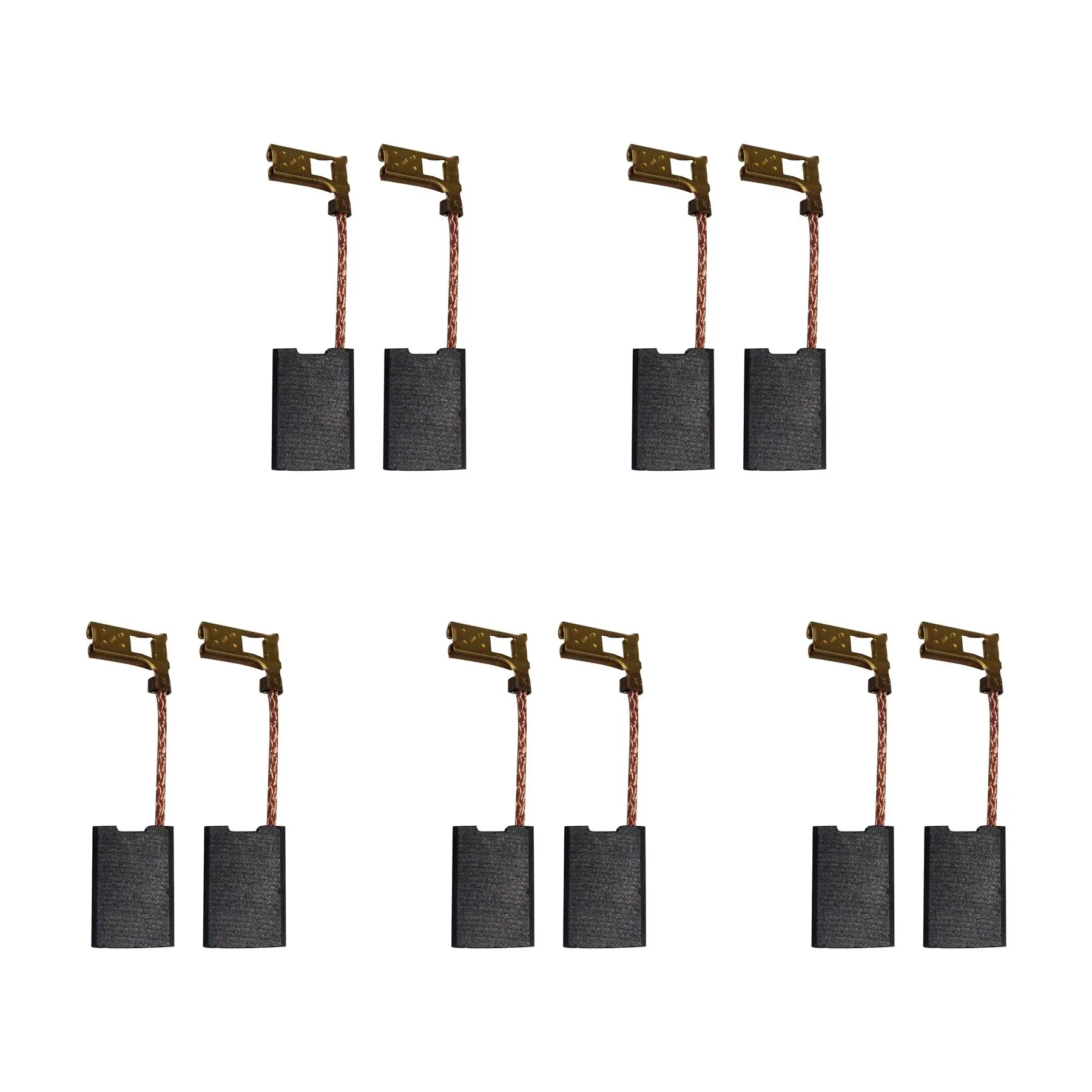 CarbonBr メタボドリル用カーボンブラシ 5セット (6.2x12.5x18mm)