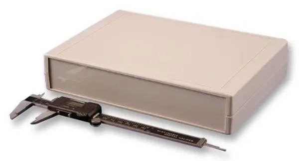 MULTICOMP PRO Custodia da Tavolo in ABS, 50,5x250x179,5mm, Grigio