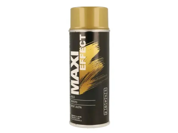MAXICOLOR MaxiEffect Metallic Gold Spray Paint, 400ml