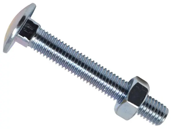 METALMATE® Śruba sześciokątna stożkowa z nakrętką ZP M10x70mm 25szt.