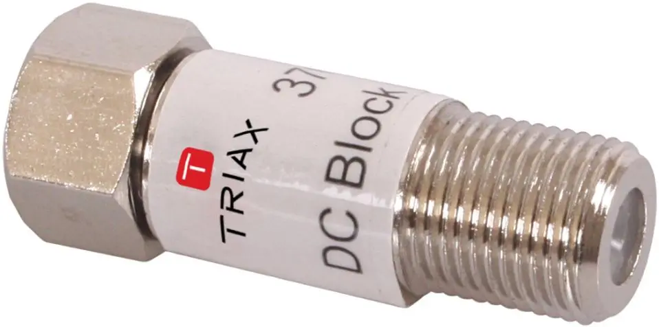 TRIAX In Line DC Block, 5MHz-2.4GHz, F-F Coaxial