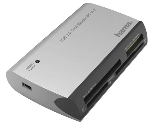 HAMA All-in-One USB 2.0 Card Reader for Multiple Formats