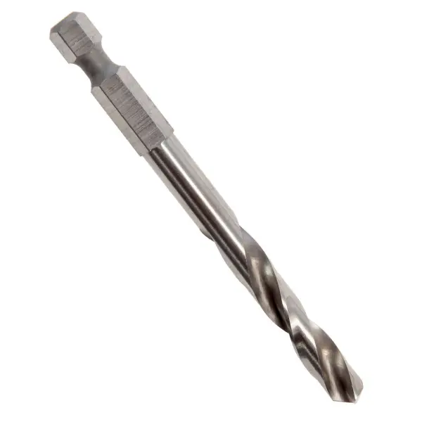 Bosch HSS-G Hole Saw Pilot Drill, 6.35mm x 38mm, 1/4in Hex Shank