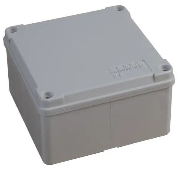 CE-TEK Kryt ABS IP65, šedý, 100x100x60mm