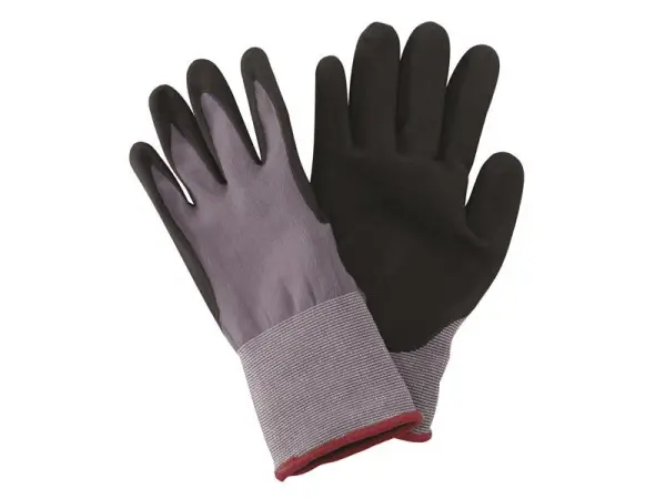Kent & Stowe Premium Saat- und Unkraut-Handschuhe mit rotem Rand - Herren Gr. L