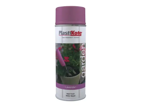 PlastiKote 가든 컬러 스프레이 페인트 - 라벤더 400ml