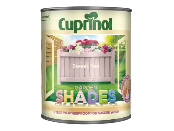 Cuprinol Garden Shades Sweet Pea Houtvlek, 1 Liter
