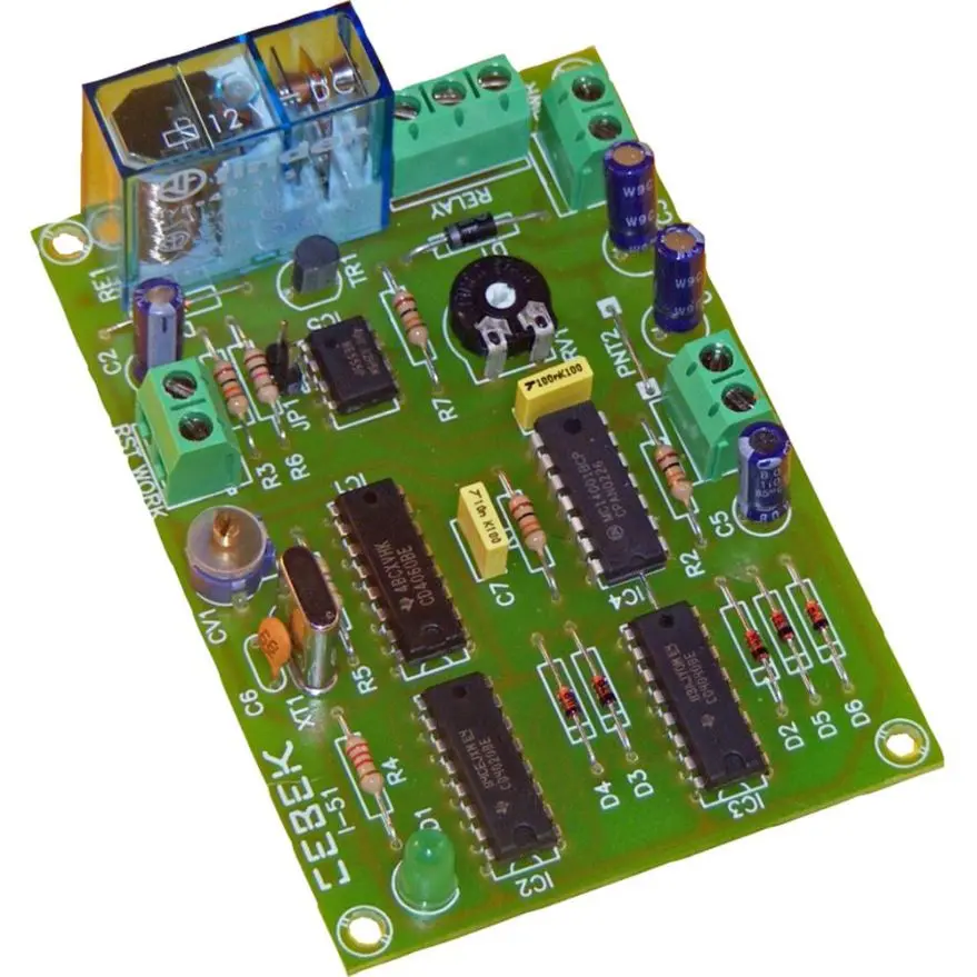 CEBEK Kit Programmatore Giornaliero 12V, Interruttore a Relè, 1-100 Secondi