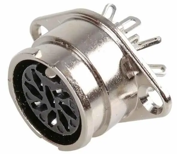 Prehkeytec Presa a Pannello 8 Pin con Terminazione a Saldatura