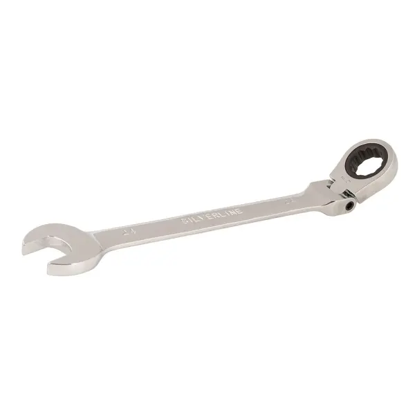 Silverline 24mm Flexible Head Ratchet Spanner