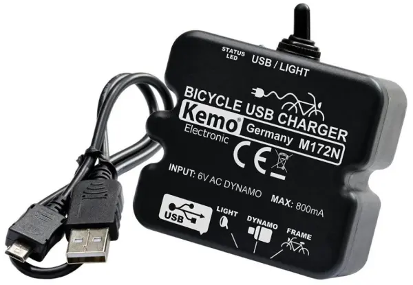 KEMO ELECTRONIC - Chargeur USB pour vélo, 5V 800mA