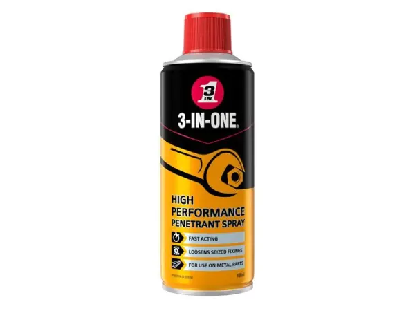 3-IN-ONE Spray Penetrante de Alto Desempenho, 400ml
