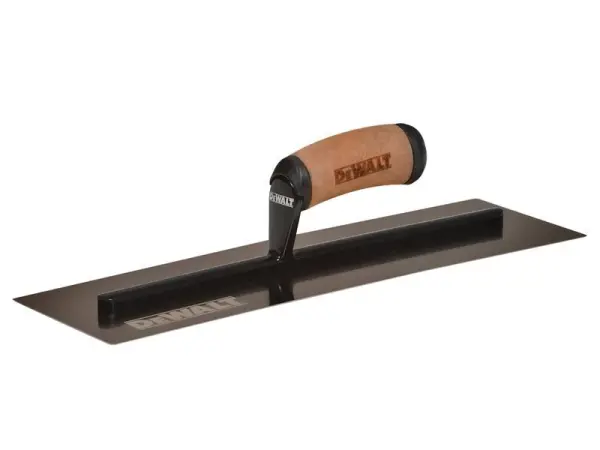 DEWALT Colher de Acabamento em Aço Inoxidável Dourado 16'', Borda Curva