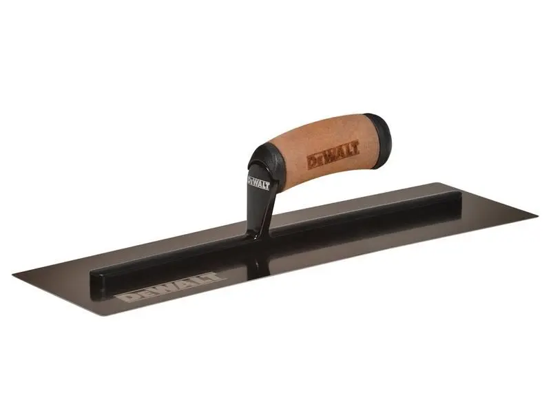 DEWALT מרית גמר מפלדת אל חלד מוזהבת 16 אינץ', קצה מעוקל