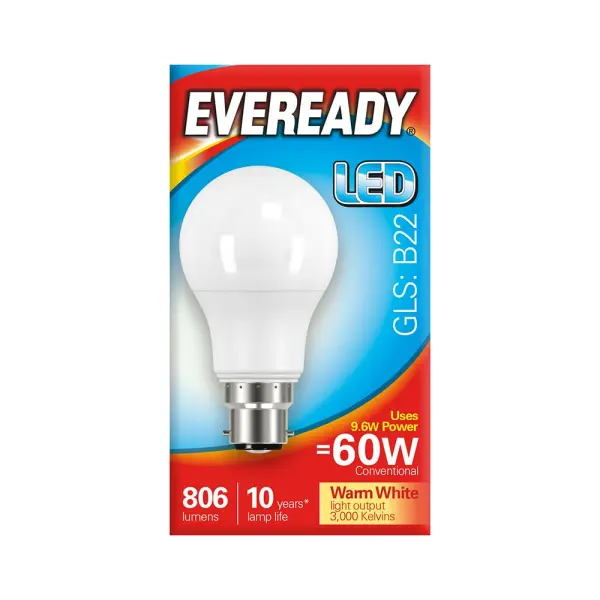Timco Eveready LED GLS Λάμπα Bayonet 806 Lumen