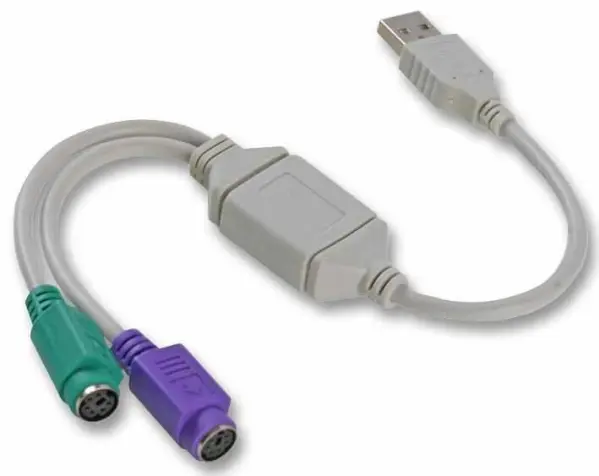 Newlink USB to Dual PS/2 Adapter for Keyboard & Mouse