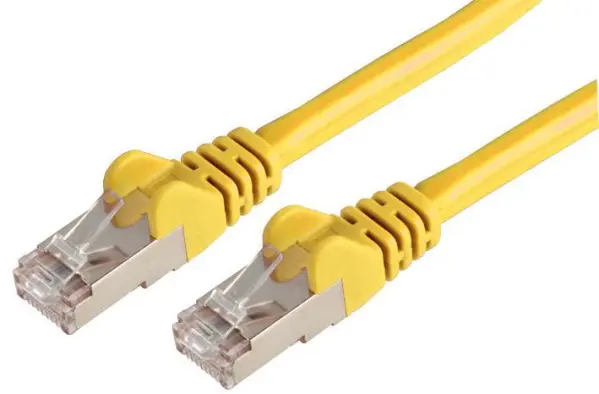 PRO SIGNAL - 5m Gelbes Cat6a LSOH RJ45 Ethernet-Patchkabel