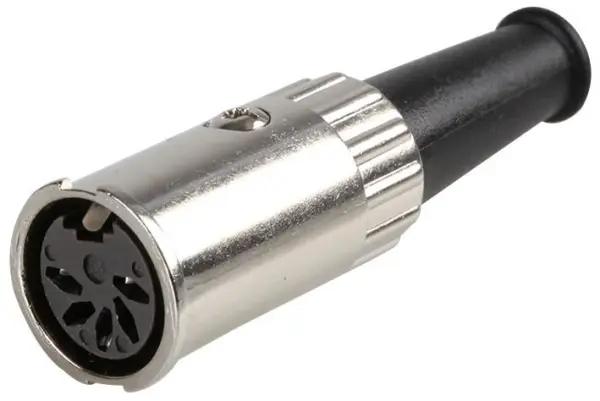 PREHKEYTEC - 3-polige Steckdose DIN, verriegelbar