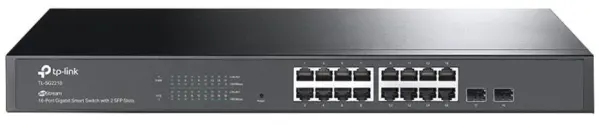 TP-LINK JetStream - Commutateur Gigabit Géré 16 Ports avec 2 Emplacements SFP