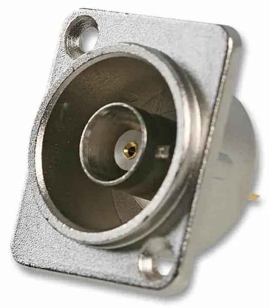 Pulse 50 Ohm BNC Panel Mount Socket, Solder Termination