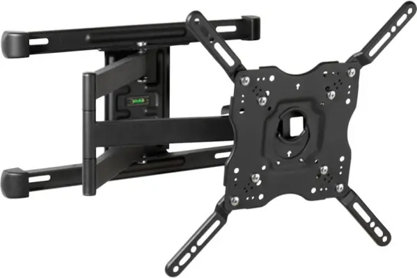Vivanco Tilt & Swivel Double Arm TV Wall Mount for 65-Inch Screens