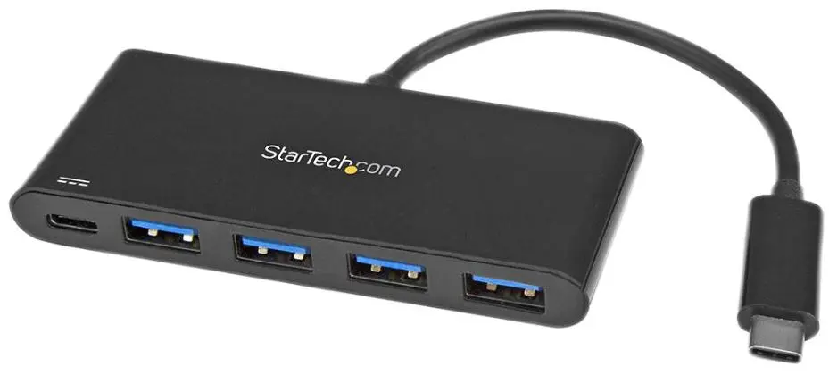 STARTECH USB-C to 4x USB-A 4포트 USB 3.1 허브 (60W 전원 공급)