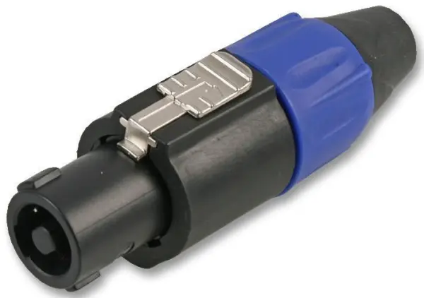 PULSE - Stecker mit Kabeleinführung, rund, 4-polig