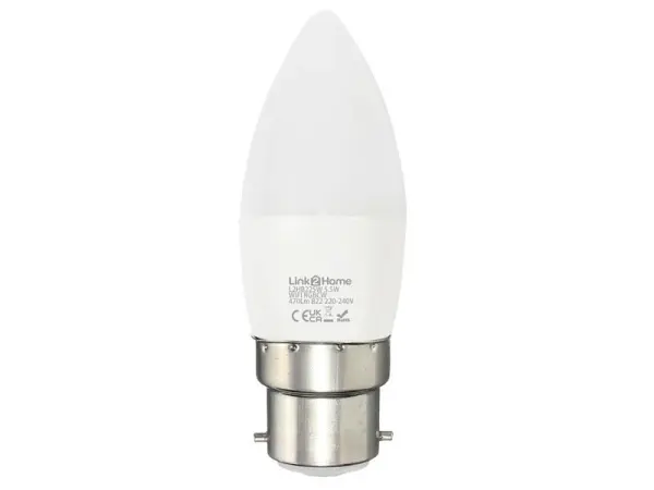 Link2Home נורת LED Wi-Fi קנדל אופל, כווננית ו-RGB, 470 לומן