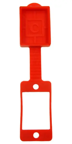 CLIFF ELECTRONIC COMPONENTS - Fasenrand-Dichtung mit Staubschutz, Rot