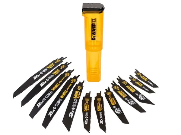 DEWALT DT2441L 2X Life Reciprocating Saw Blade Set, 12 Pieces
