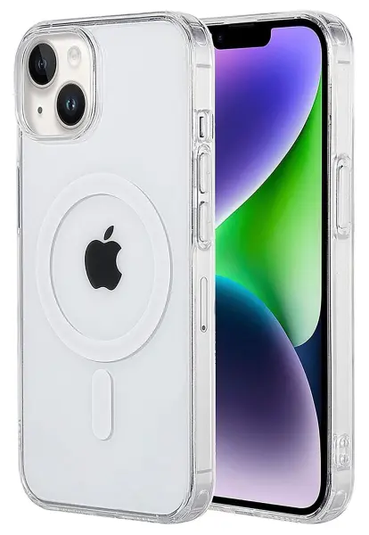 GROOV-E Hardshell Magnetic Case for iPhone 16, Clear