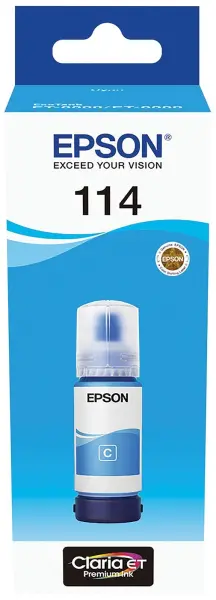 Epson EcoTank 114 Ink Refill Bottle - Cyan
