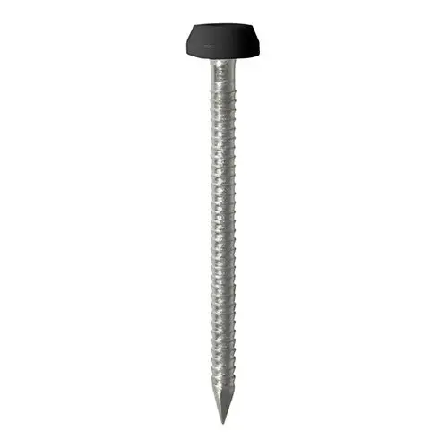 Timco - Polymerkopf-Nägel - A4 Edelstahl - Schwarz (Größe 40mm - 250 Stück)