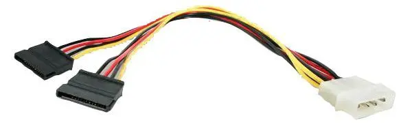 Startech LP4 Molex σε Δίδυμα SATA Κάναλι Τροφοδοσίας, 305mm